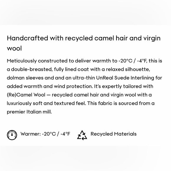 Aritzia Babaton The Slouch™ Coat - (Re)Camel Wool - Picture 11 of 11